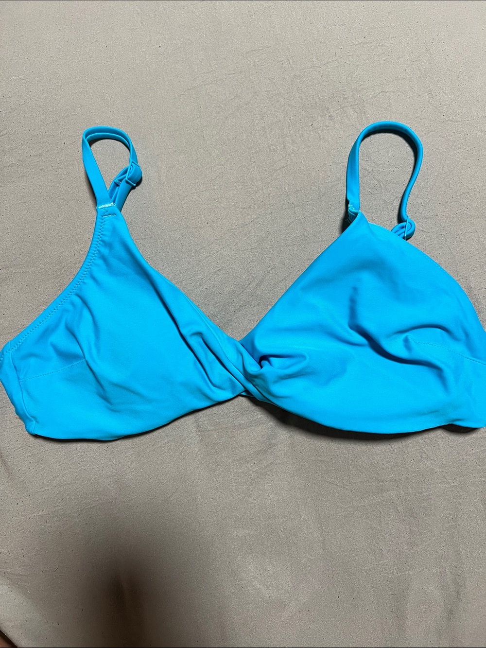 aerie Bright Blue Triangle Bra Top